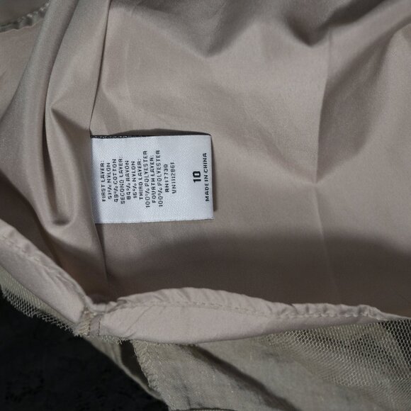 Robert Rodriguez Strapless Fit & Flare Lace Dress - Size 10 - Picture 12 of 12